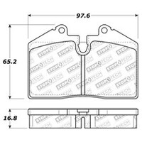 StopTech Performance ST-40 4 Piston Front Caliper Brake Pads