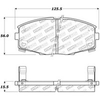 StopTech Performance 87-92 MK3 Supra Rear Brake Pads