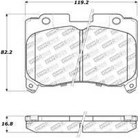 StopTech Performance 5/93-98 Toyota Supra Turbo Front Brake Pads