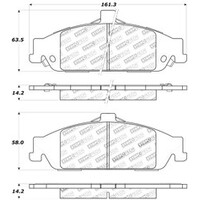 StopTech Sport Brake Pads w/Shims and Hardware - Rear