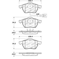 StopTech Performance 99-08 VW Jetta / 5/99-05 Golf GTi/GLS Turbo Front Brake Pads