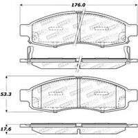 StopTech Sport Brake Pads w/Shims and Hardware - Front