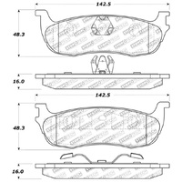 StopTech Sport Brake Pads w/Shims and Hardware - Front