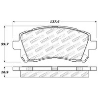 StopTech Performance 02-03 WRX Front Brake Pads