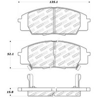 StopTech Performance 00-09 S2000/06+ Civic Si/02-06 RSX-S (non base) Front Brake Pads