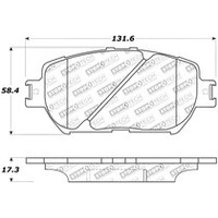 StopTech Performance 06 Lexus GS / 09-10 IS Front Brake Pads