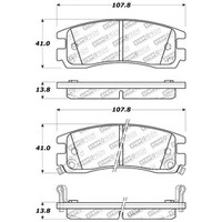 StopTech Sport Brake Pads w/Shims and Hardware - Front