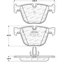 StopTech Performance 06-09 BMW M5 E60 / 07-09 M6 E63/E63 Rear Brake Pads