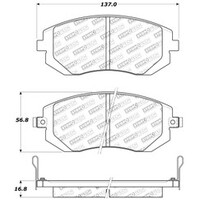 Stoptech 03-10 Subaru Forester/Impreza / 02-12 Subaru Legacy/Outback Sport Brake Pads - Front