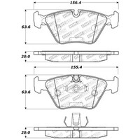 StopTech Performance 04-09 BMW X3 (E38) / 06-09 Z4 3.0Si (E86) / 00-07 330 Series Front Brake Pads