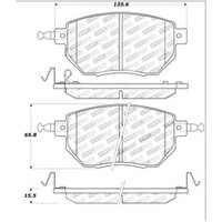 StopTech Performance 03-11/05 Infiniti / 05-06 Nissan Front Brake Pads