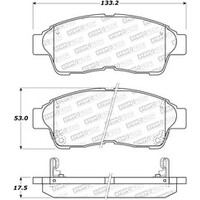 StopTech Sport Brake Pads w/Shims and Hardware - Front