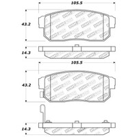 StopTech Performance 04-07 RX-8 Rear Pads