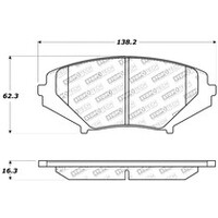 StopTech Performance 04-07 RX-8 Front Pads