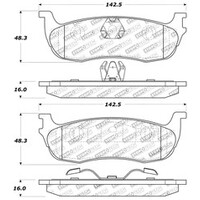 StopTech Sport Brake Pads w/Shims and Hardware - Front