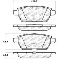 StopTech Performance 06-07 Mazdaspeed 6 Rear Brake Pads