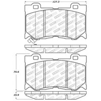 StopTech Performance 09-13 Infiniti FX35/FX37/FX45/FX50/08-13 G37 / 09-12 370Z Front Brake Pads