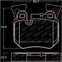 StopTech Performance 08-09 BMW 128i/135i Coupe Rear Brake Pads