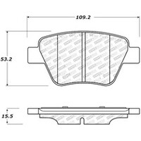 StopTech Performance Volkswagen Rear Brake Pads