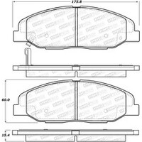 StopTech Performance 14-19 Cadillac CTS Front Brake Pads