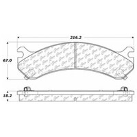 StopTech 09-20 Chevrolet Silverado 3500 / GMC Sierra 3500 Front Truck & SUV Brake Pad