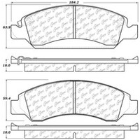 StopTech 08-20 Cadillac Escalade Front Truck & SUV Brake Pad