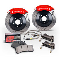 StopTech 07-13 / 15-17 GMC Yukon w/ Red ST-60 Calipers 380x32mm Slotted Rotors Rear Big Brake Kit