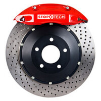 StopTech 11-15 Dodge Challenger ST-40 Calipers 350x28mm Drilled Rotors Rear Touring Big Brake Kit