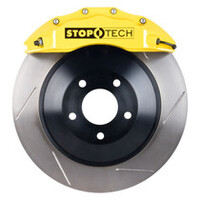 StopTech Chrysler 300C Front Touring 1-Piece BBK w/ Black ST-60 Calipers Slotted Rotor