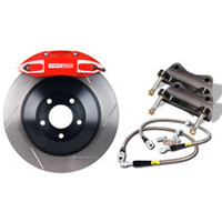 StopTech 05+ Mustang GT(197) Saleen Big Brake Kit BLK ST-40 355x32 1 Piece Caliper Upgrade Kit