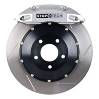 StopTech 95-99 BMW M3 (E36) BBK Rear ST-40 Black Calipers 332x32 Slotted Rotors