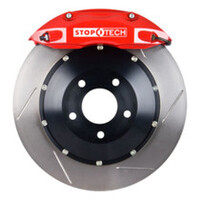 StopTech 97-04 Chevrolet Corvette Front BBK w/ Red ST-60 Calipers Slotted 355x32mm Rotors