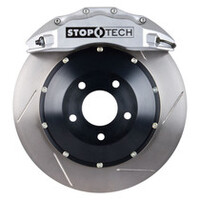 StopTech Porsche 911 05-10 Carrera Front BBK ST-60 Caliper Black / 2pc Slotted 380x32mm Rotor