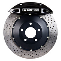 StopTech 05-10 Porsche 911 Carrera S (997) Front BBK ST-40 Caliper Blk / 2pc Slotted 355x32mm Rotor