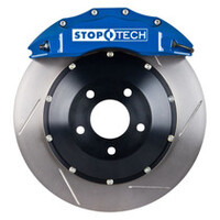 StopTech 04-07 STi Trophy Style Front Big Brake Kit 355X32MM with Gun Metal ST60 Calipers Slotted Ro