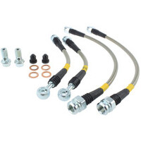 StopTech 06-14 Honda Ridgeline Stainless Steel Front Brake lines