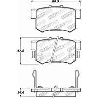 StopTech 02-06 Acura RSX / 04-09 TSX / 03-07 Accord / 09 Accord Coupe & Sedan Rear SS Brake Lines