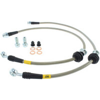 StopTech 08-10 Mitsubishi Lancer Ralliart Stainless Steel Rear Brake Lines