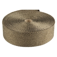 Torque Solution Exhaust Wrap Universal 1inx50ft - Volcanic Rock