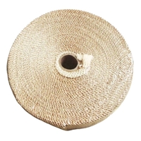 Torque Solution Fiberglass Exhaust Wrap Universal 2inx100ft - Tan