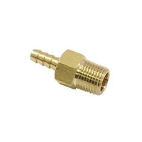 Torque Solution Brass 1/8 in NPT Fitting: Universal Straight Barb