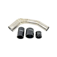 Torque Solution 2022+ Subaru WRX / 19-23 Subaru Ascent Titanium Top Mount Charge Pipe - Brushed