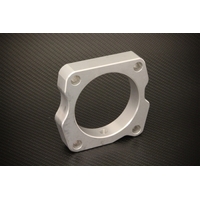 Torque Solution Throttle Body Spacer (Silver): Acura TL 2004-2007