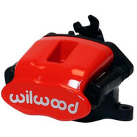 Wilwood Caliper-Combination Parking Brake-L/H-Red 41mm piston .81in Disc