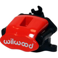 Wilwood Caliper-Combination Parking Brake-R/H-Red 41mm piston .81in Disc