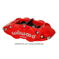 Wilwood Caliper-Narrow Superlite 6R-LH - Black 1.62/1.12/1.12in Pistons 1.25in Disc