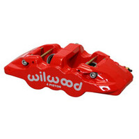 Wilwood Caliper-Aero4-R/H - Black 1.62/1.38in Pistons 1.25in Disc