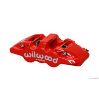 Wilwood Caliper-Aero4-L/H - Black 1.62/1.38in Pistons 1.25in Disc