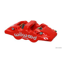 Wilwood Caliper-Aero4-L/H - Black 1.88/1.62in Pistons 1.25in Disc