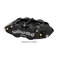 Wilwood Caliper Forged Narrow Superlite L/H FNSL6R-DS Dust Seal 1.62/1.12/1.12,1.25 Rotor - Black